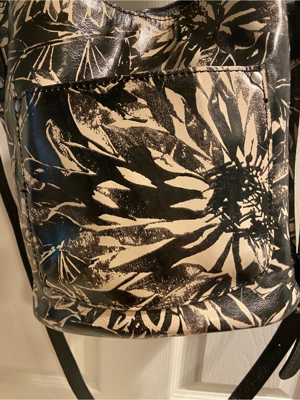 Patricia Nash Octavia Sunflower Floral Tassel Hobo Shoulder Crossbody Bag
